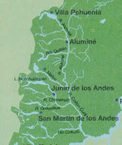 Mapa Junin - Aluminé